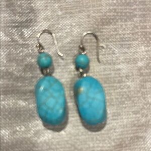 Chic Turquoise Drop Earrings